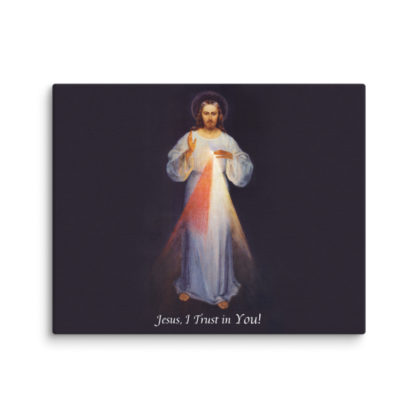 Divine Mercy Wrapped Canvas