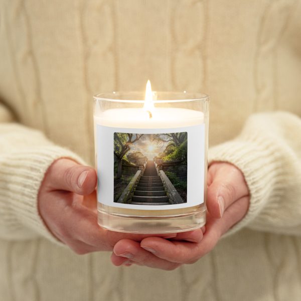 Weathered Stone Stairs 9oz Unscented Soy Wax Candle
