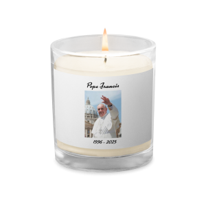 Pope Francis 9oz Unscented Soy Wax Candle