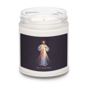 Divine Mercey 9oz Scented Soy Candle - White Sage and Lavender