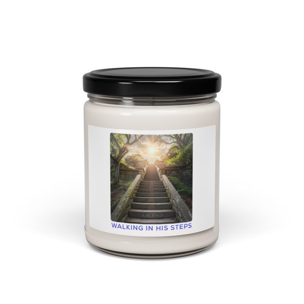 Walking In His Steps 9oz Scented Soy Candle - White Sage and Lavender