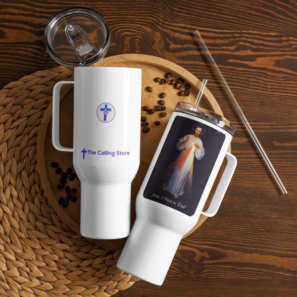 Divine Mercy Travel Mug With Handle