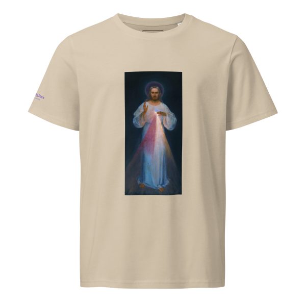 Divine Mercy 100% Organic Cotton Unisex T-Shirt - Image 2