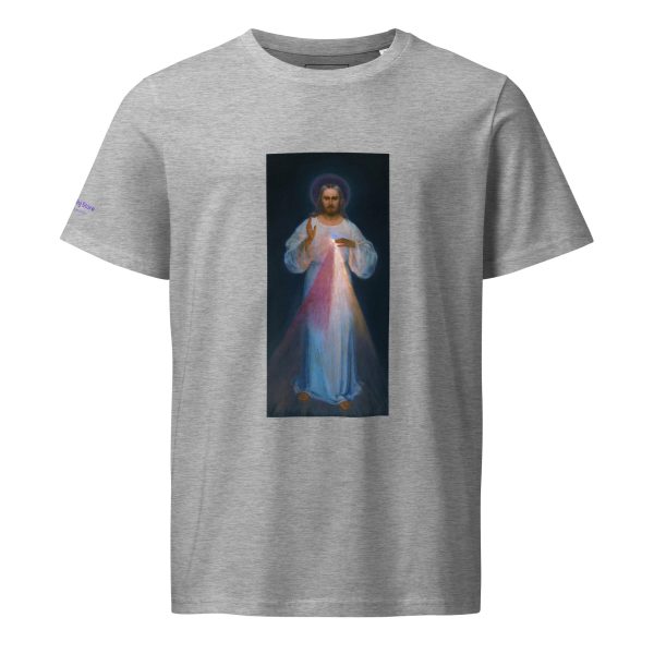 Divine Mercy 100% Organic Cotton Unisex T-Shirt - Image 7