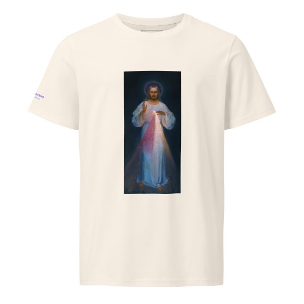 Divine Mercy 100% Organic Cotton Unisex T-Shirt - Image 5