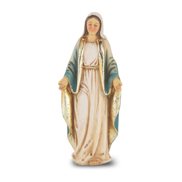 Our Lady of Grace  4" Resin Statue