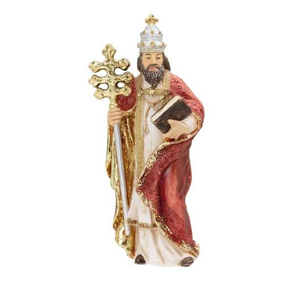 Saint Gregory the Great  4" Resin Statue