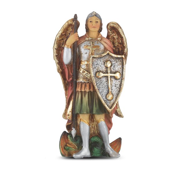 Saint Michael the Archangel 4" Resin Statue