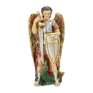 Saint Michael the Archangel Defender of Glory  4" Resin Statue