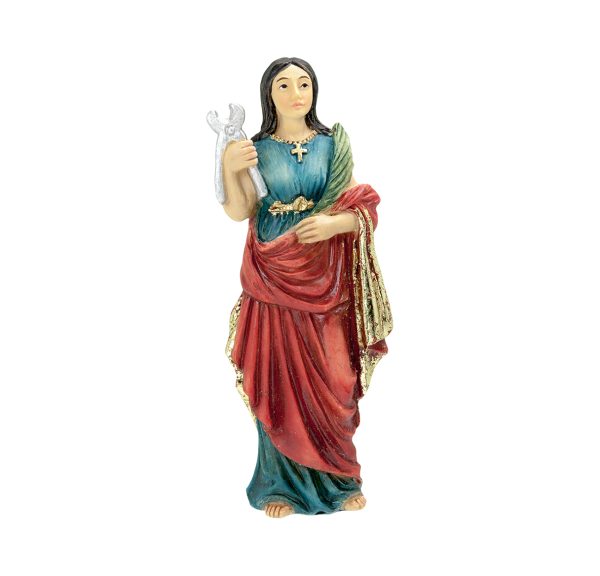 Saint Agatha of Sicily  4" Resin Statue