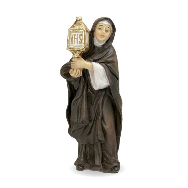 Saint Clare of Assisi 4" Resin Statue