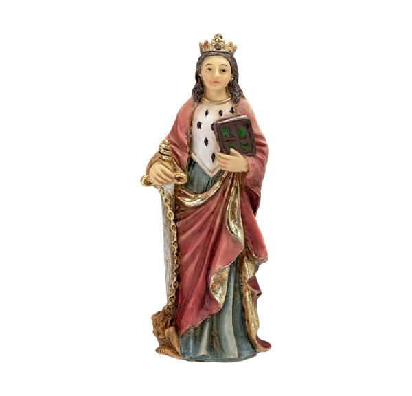 Saint Dymphna  4" Resin Statue