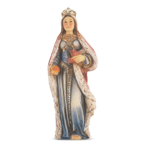 Saint Elizabeth of Hungary 4" Resin Statue