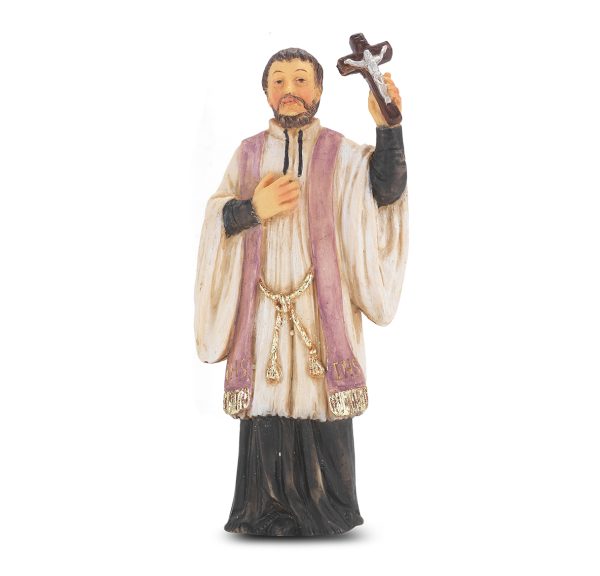 Saint Francis Xavier  4" Resin Statue