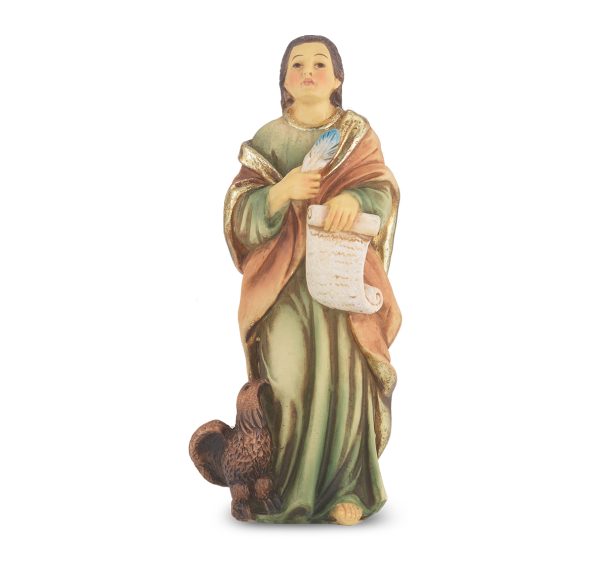 Saint John the Evangelist  4" Resin Statue