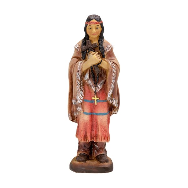 Saint Kateri Tekakwitha 4" Resin Statue