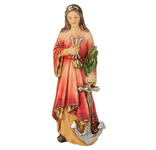 Saint Philomena the Virgin Martyr 4" Resin Statue