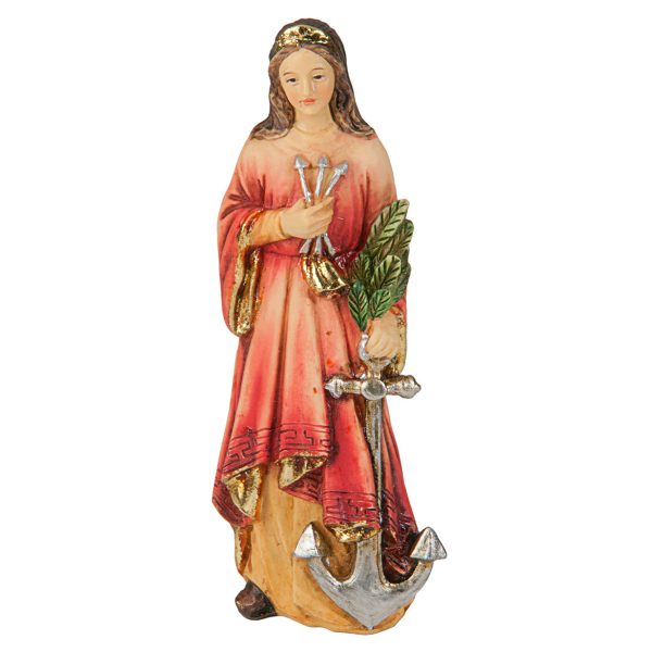 Saint Philomena the Virgin Martyr 4" Resin Statue
