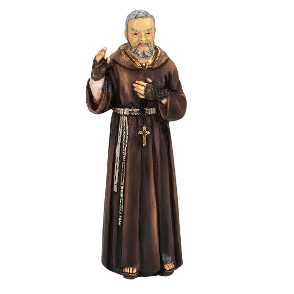 Saint Pio 4" Resin Statue