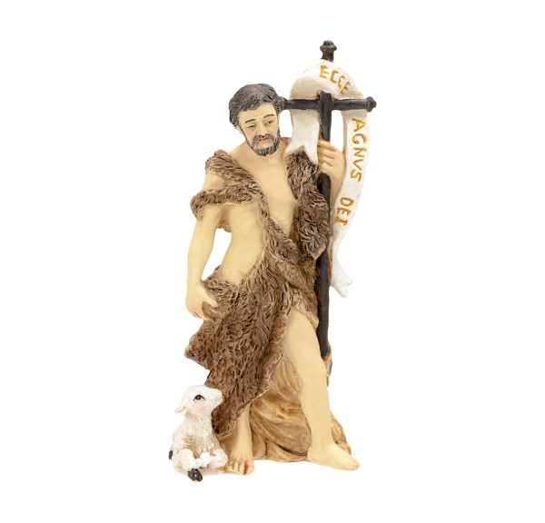 St. John the Baptist 4" Resin Statue