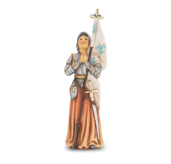 Saint Joan of Arc 4" Resin Statue