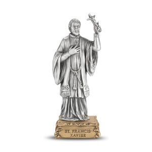 St. Francis Xavier 4.5" Pewter Statue