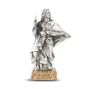 St. James the Greater 4.5" Pewter Statue