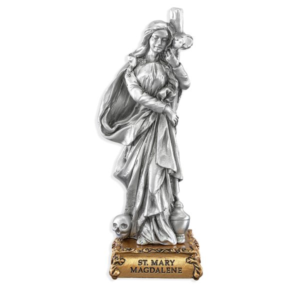 St. Mary Magdalene 4.5" Pewter Statue