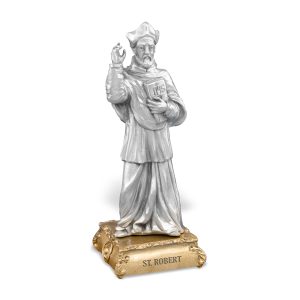 St. Robert Bellarmine 4.5" Pewter Statue