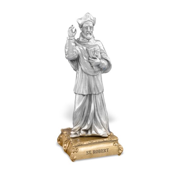 St. Robert Bellarmine 4.5" Pewter Statue