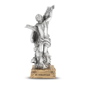 St. Sebastian the Soldier 4.5" Pewter Statue
