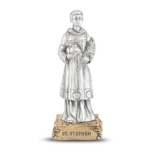 St. Stephen the Matyr 4.5" Pewter Statue