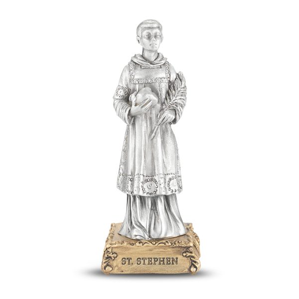 St. Stephen the Matyr 4.5" Pewter Statue