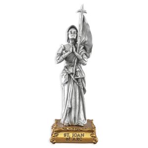 St. Joan of Arc 4.5" Pewter Statue