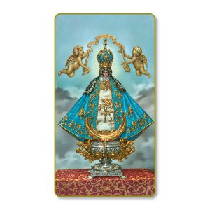 Our Lady of San Juan De Los Lagos Gold Edge Blank Paper Prayer Card (pack of 100)