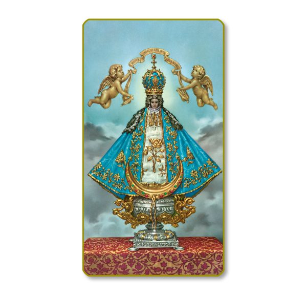 Our Lady of San Juan De Los Lagos Gold Edge Blank Paper Prayer Card (pack of 100)