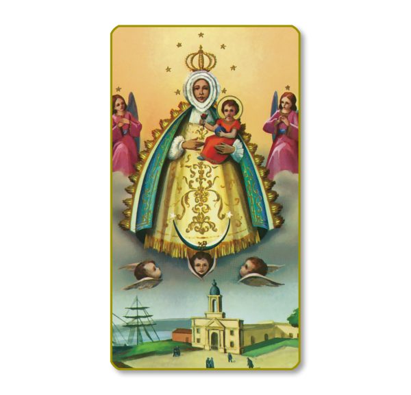 Nuestra Senore De Regla Gold Edge Blank Paper Prayer Card (pack of 100)
