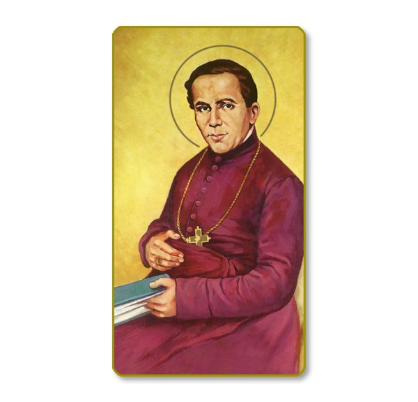 Saint John Neumann Gold Edge Blank Paper Prayer Card (pack of 100)