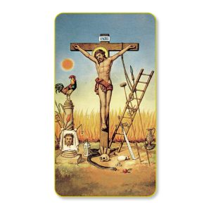 La Pasion De Cristo-Justo Juez Gold Edge Blank Paper Prayer Card (pack of 100)