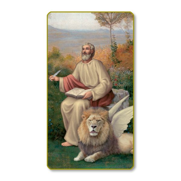 Saint Mark Gold Edge Blank Paper Prayer Card (pack of 100)