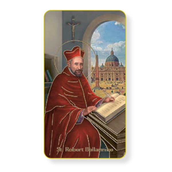 Saint Mark Gold Edge Blank Paper Prayer Card (pack of 100)
