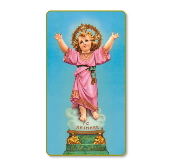 Divino Nino Gold Edge Blank Paper Prayer Card (pack of 100)