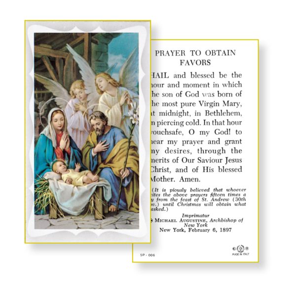 Christmas Prayer Paper Prayer Card (Pack of 100)