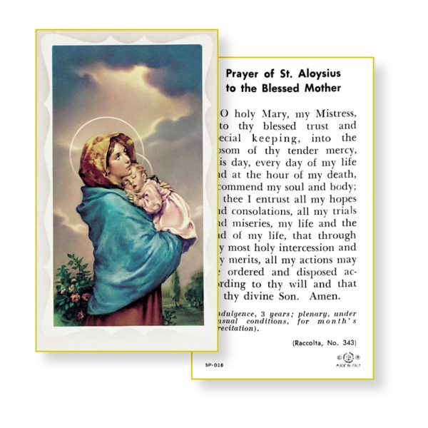 Prayer to the Blessed Mother Paper Prayer Card (Pack of 100)