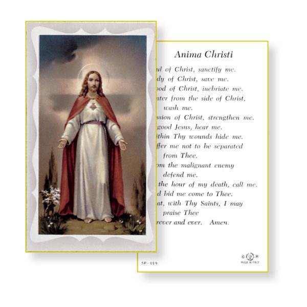 Anima Christi Paper Prayer Card (Pack of 100)