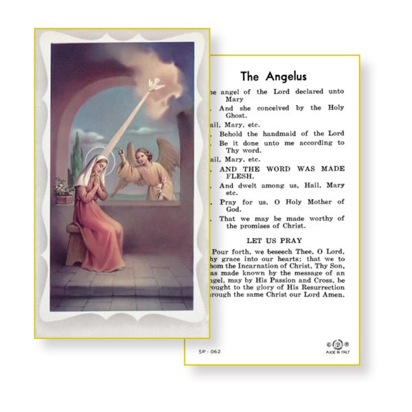 The Angelus Paper Prayer Card (Pack of 100)