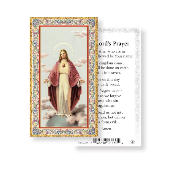 The Lord's Prayer Gold-Stamped Paper Prayer Card (pack of 100)