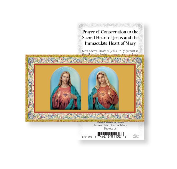 Prayer of Consecration Gold-Stamped Paper Prayer Card (pack of 100)