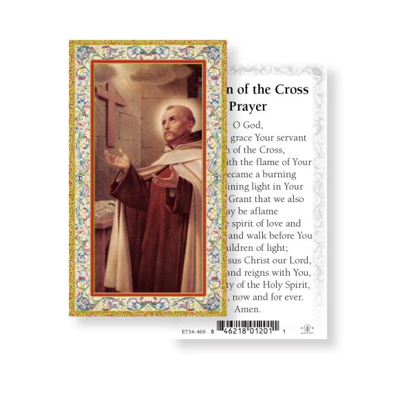 Saint John of the Cross Gold-Stamped Paper Prayer Card (pack of 100)