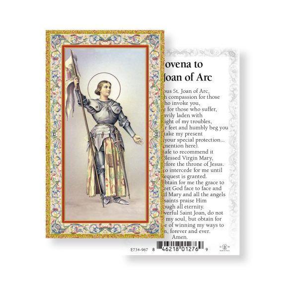 Saint Joan of Arc - Gold Stamped Card (pack of 100)